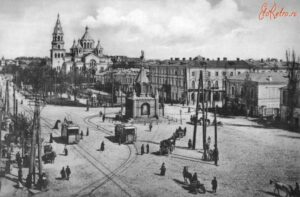 Соборная площадь Житомира в XIX веке