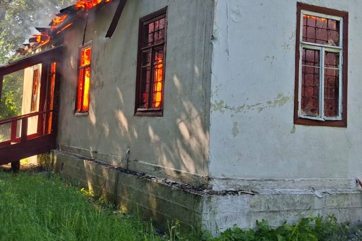 У селі на Житомирщині згорів дерев'яний костел